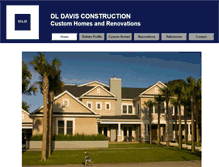 Tablet Screenshot of dldavisconstruction.com